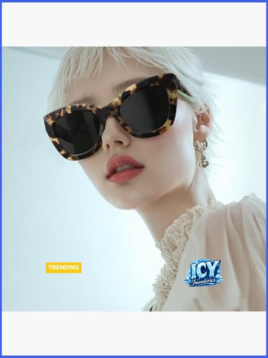 Retro Cateye Sunglasses with UV400 Polarized Protection main image 7
